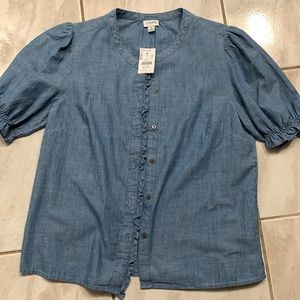 J.Crew button down woman’s blouse